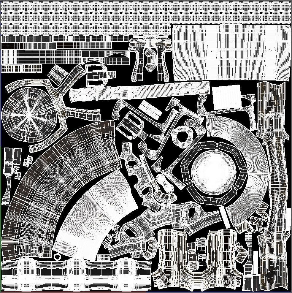 sci fi Beacon - Cyberpunk design 3D model_9