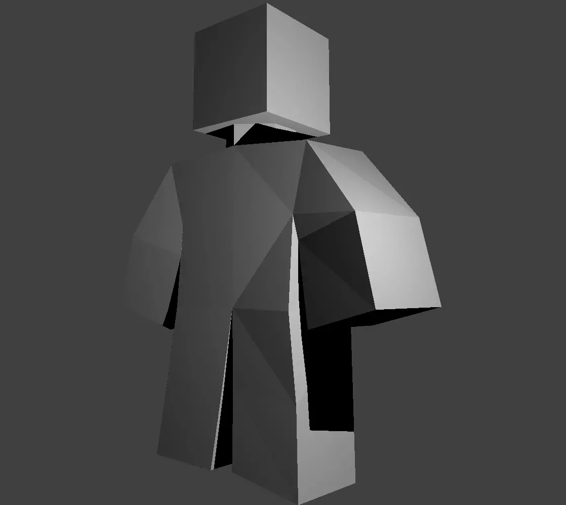 Model Unturned Style Low-poly 3D model_0