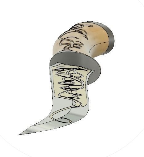 Legolas Dagger - Lord Of The Rings  3D print model_4
