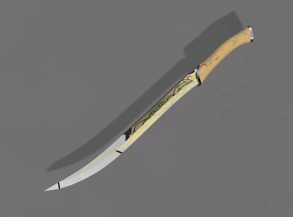Legolas Dagger - Lord Of The Rings  3D print model_0