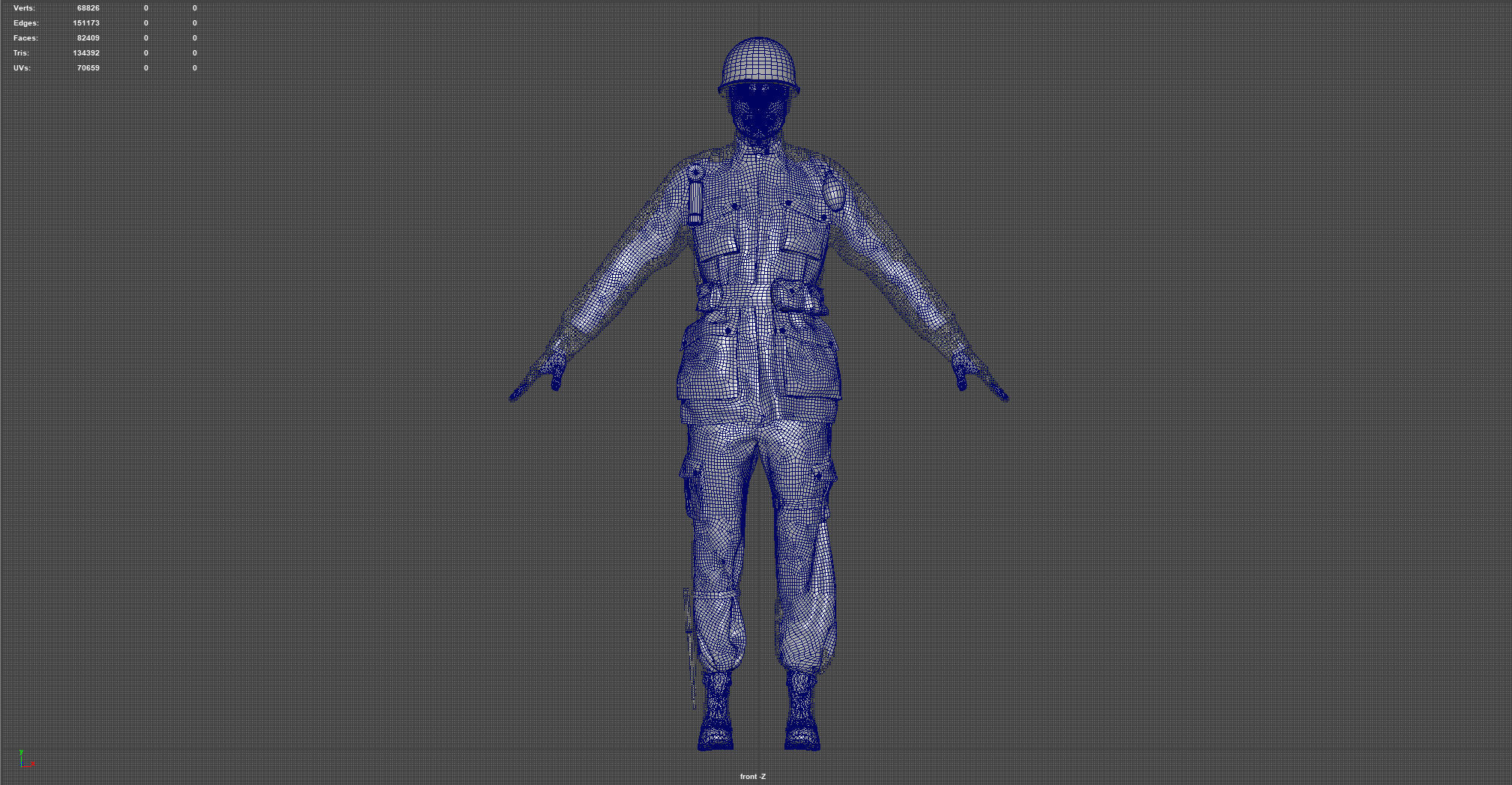101st Airborne division soldier 3D model_20