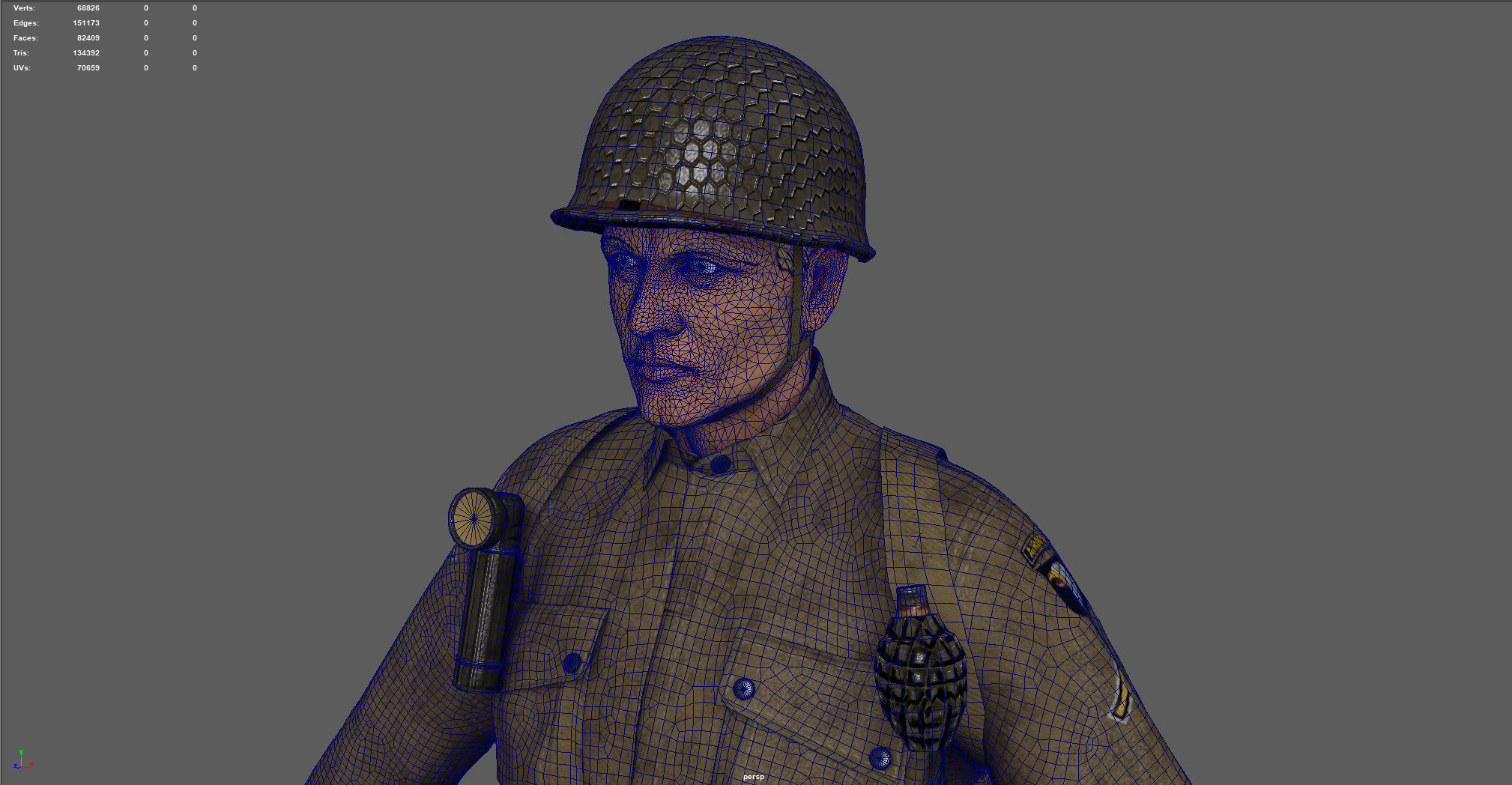101st Airborne division soldier 3D model_21