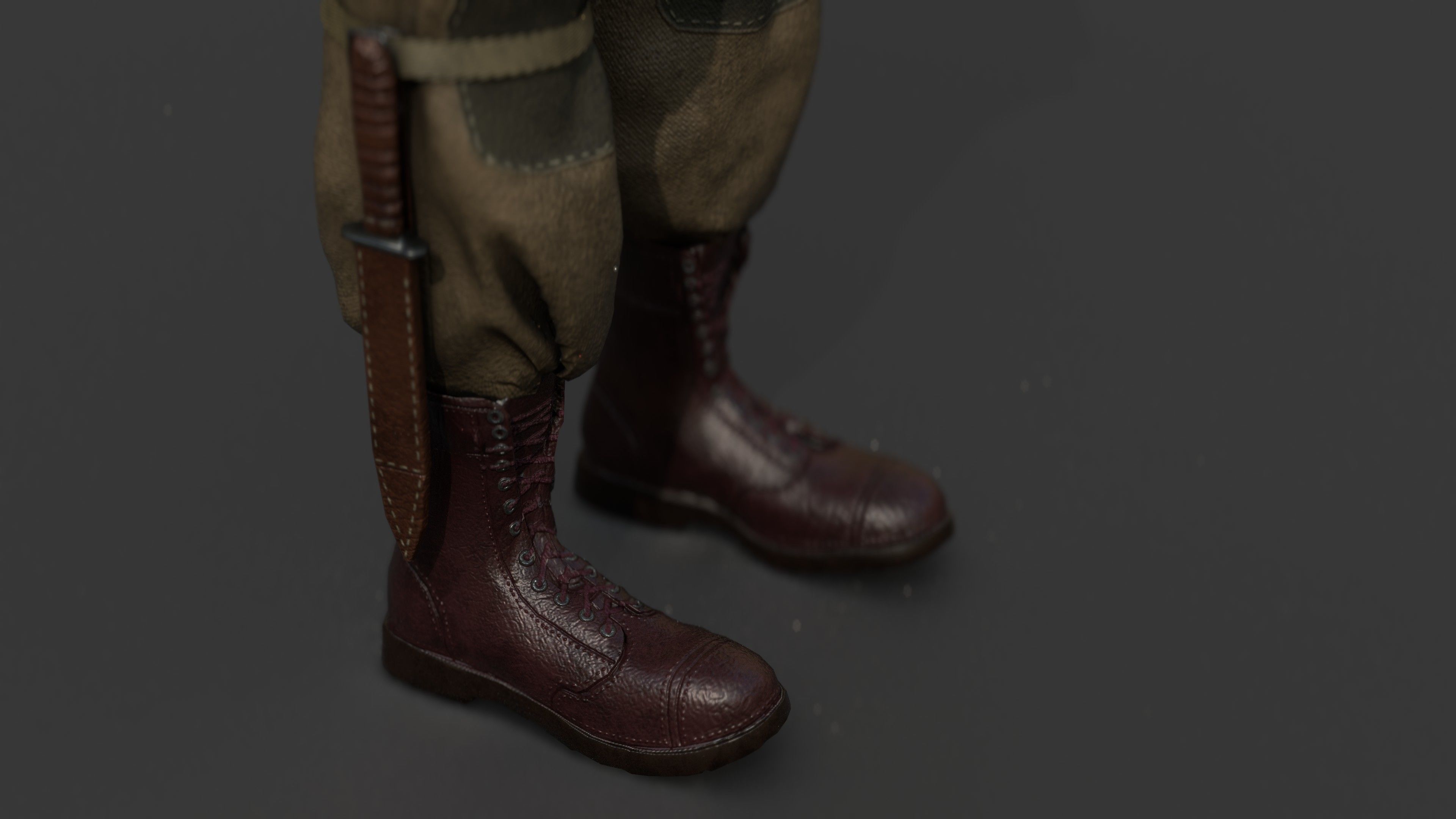 101st Airborne division soldier 3D model_3