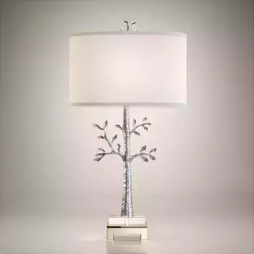 Modern Tree Table Lamp 3D model