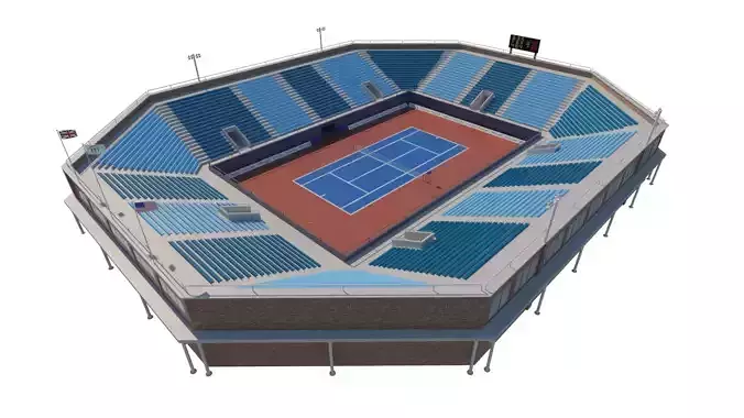 Tennis Court Stadium