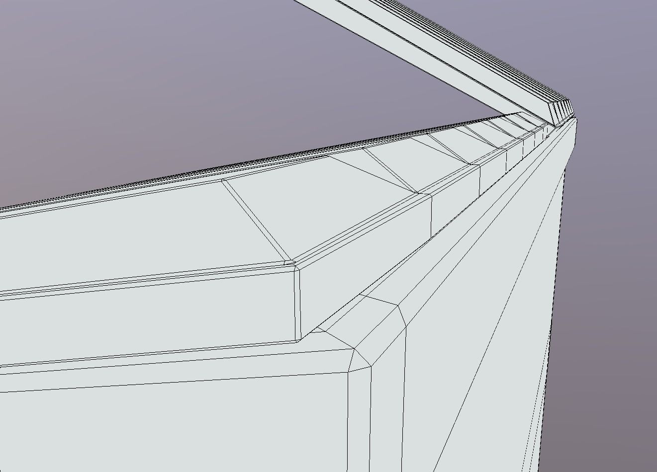 Dumpster trash can Low-poly 3D model_8