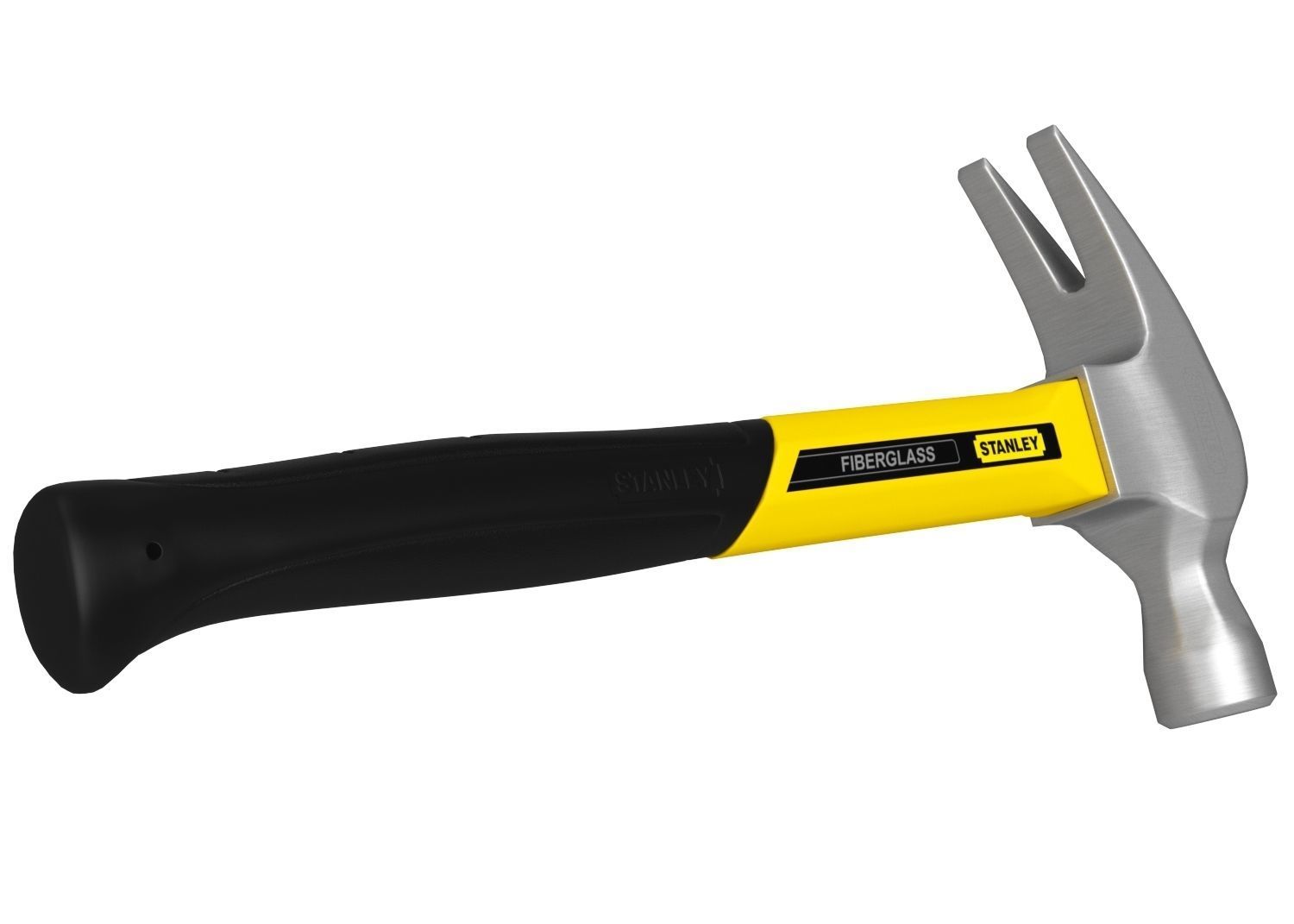 Stanley Fiberglass Hammer 3D Model 3D model_3