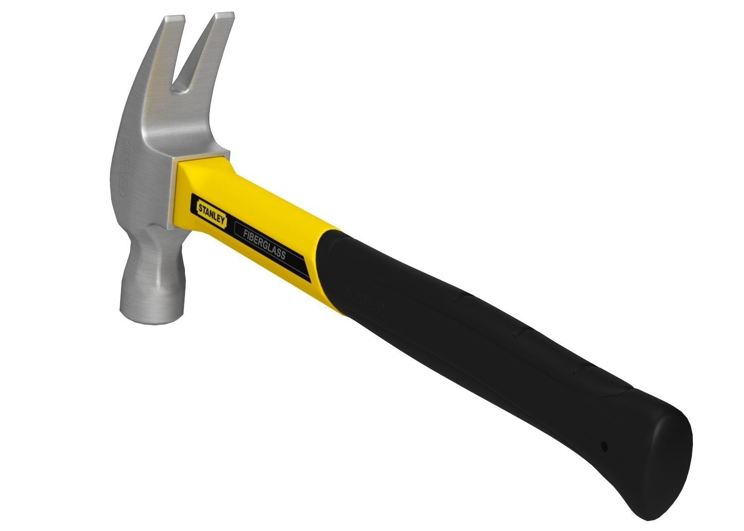 Stanley Fiberglass Hammer 3D Model 3D model_4
