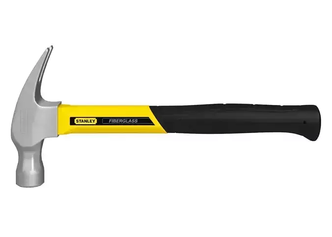 Stanley Fiberglass Hammer 3D Model 3D model