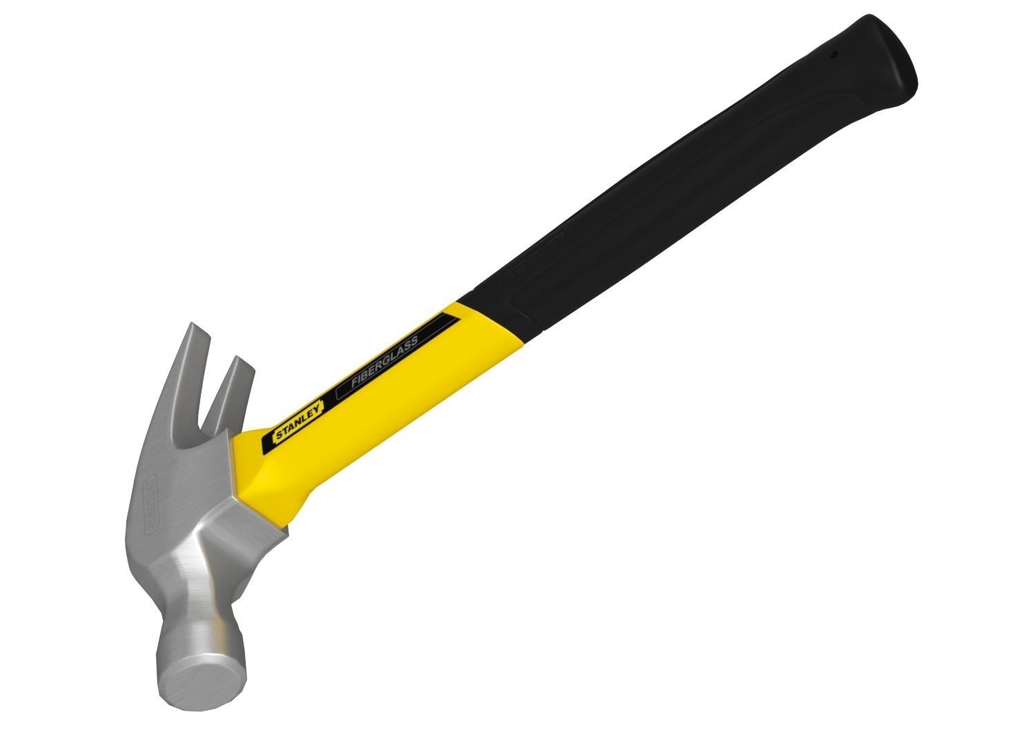 Stanley Fiberglass Hammer 3D Model 3D model_2