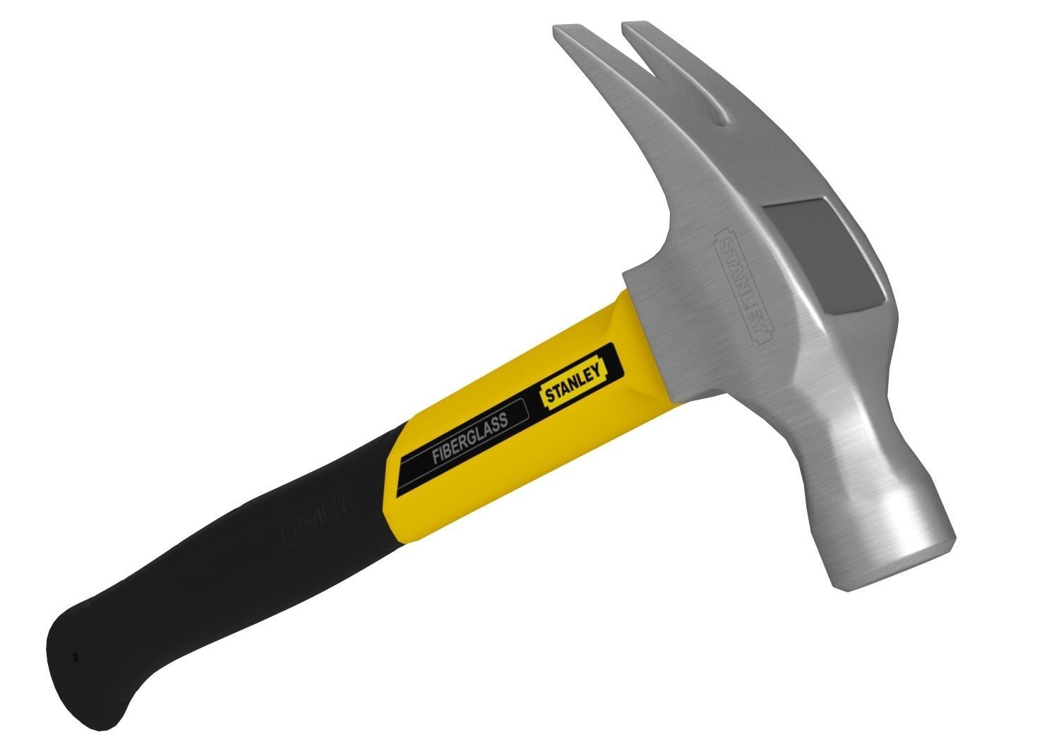 Stanley Fiberglass Hammer 3D Model 3D model_5