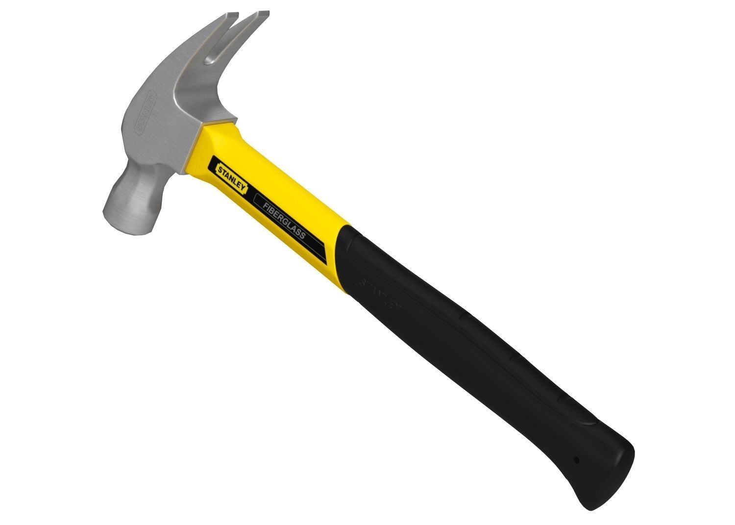 Stanley Fiberglass Hammer 3D Model 3D model_1