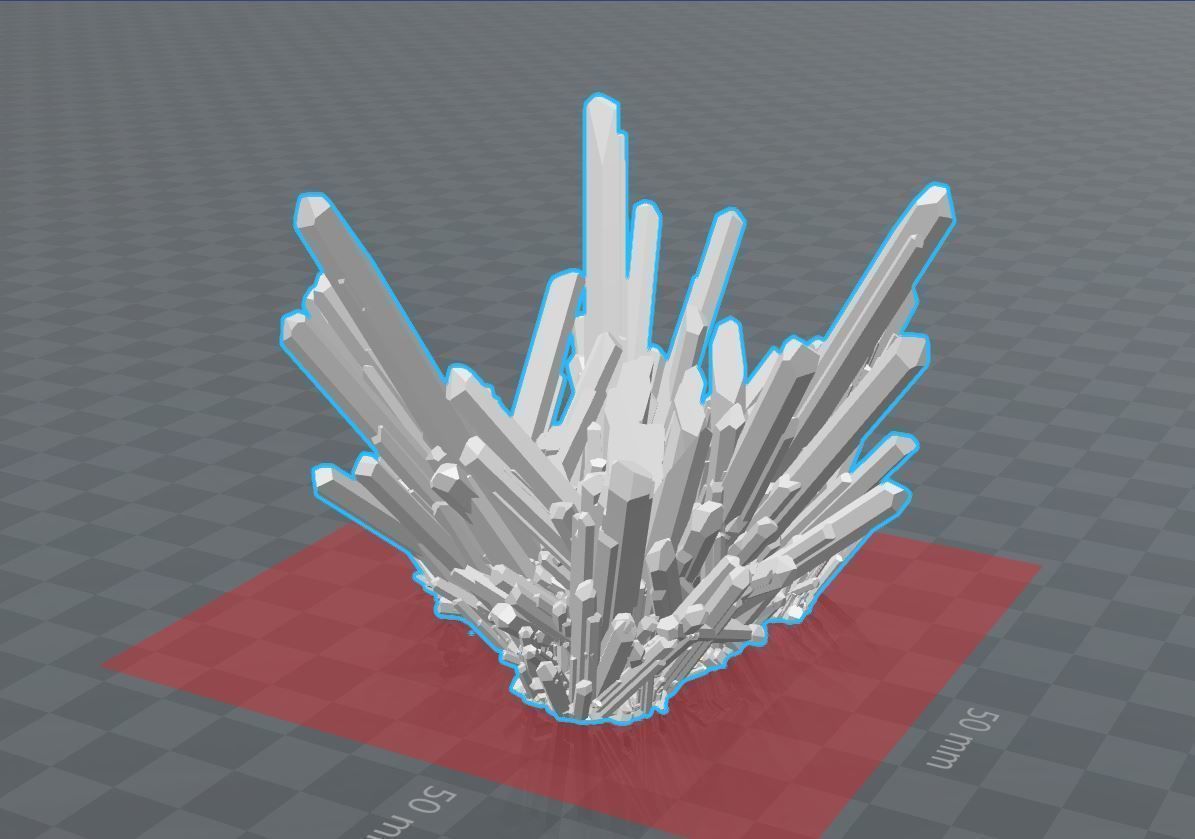 Crystal Rubiks Cube Stand 3D print model_9