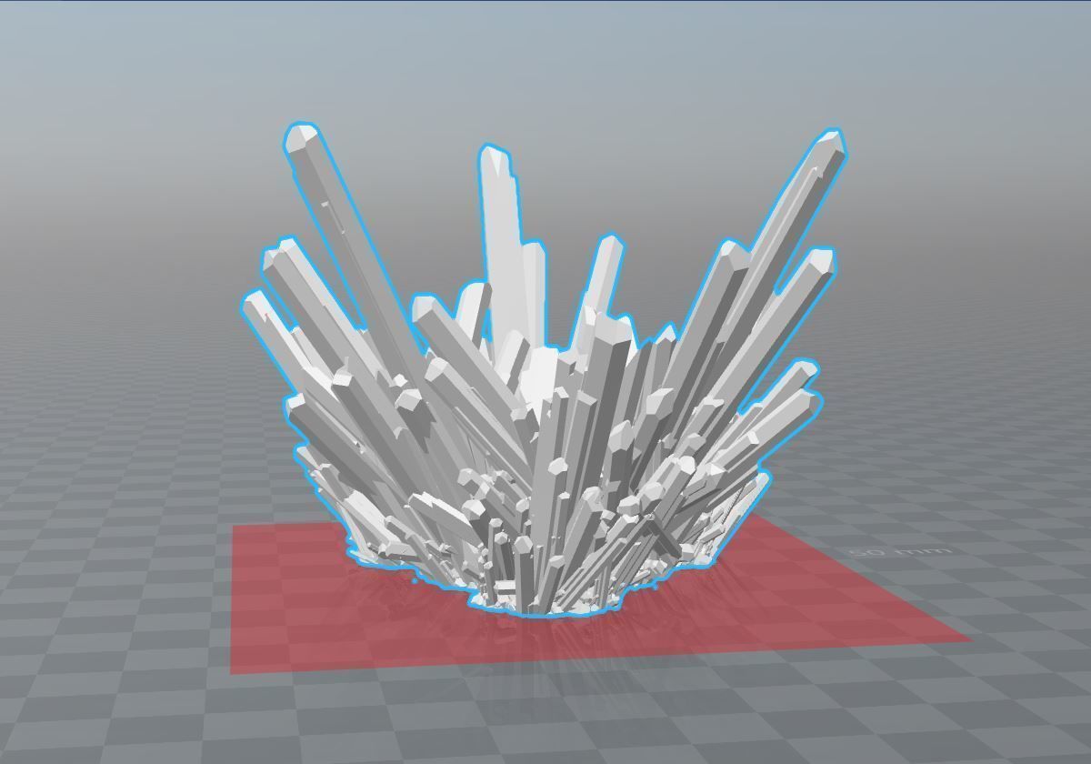 Crystal Rubiks Cube Stand 3D print model_7