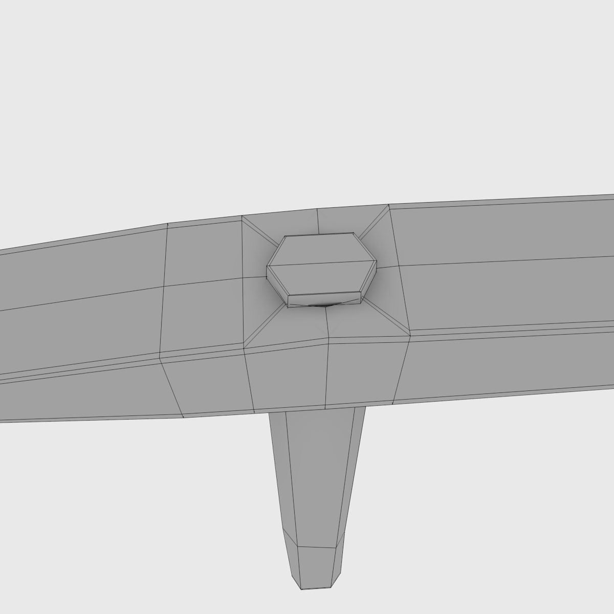 Hammer axe Free low-poly 3D model_5