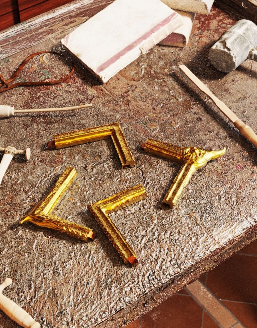 Cadre du Lucis 4 Pieces 3D print model_7