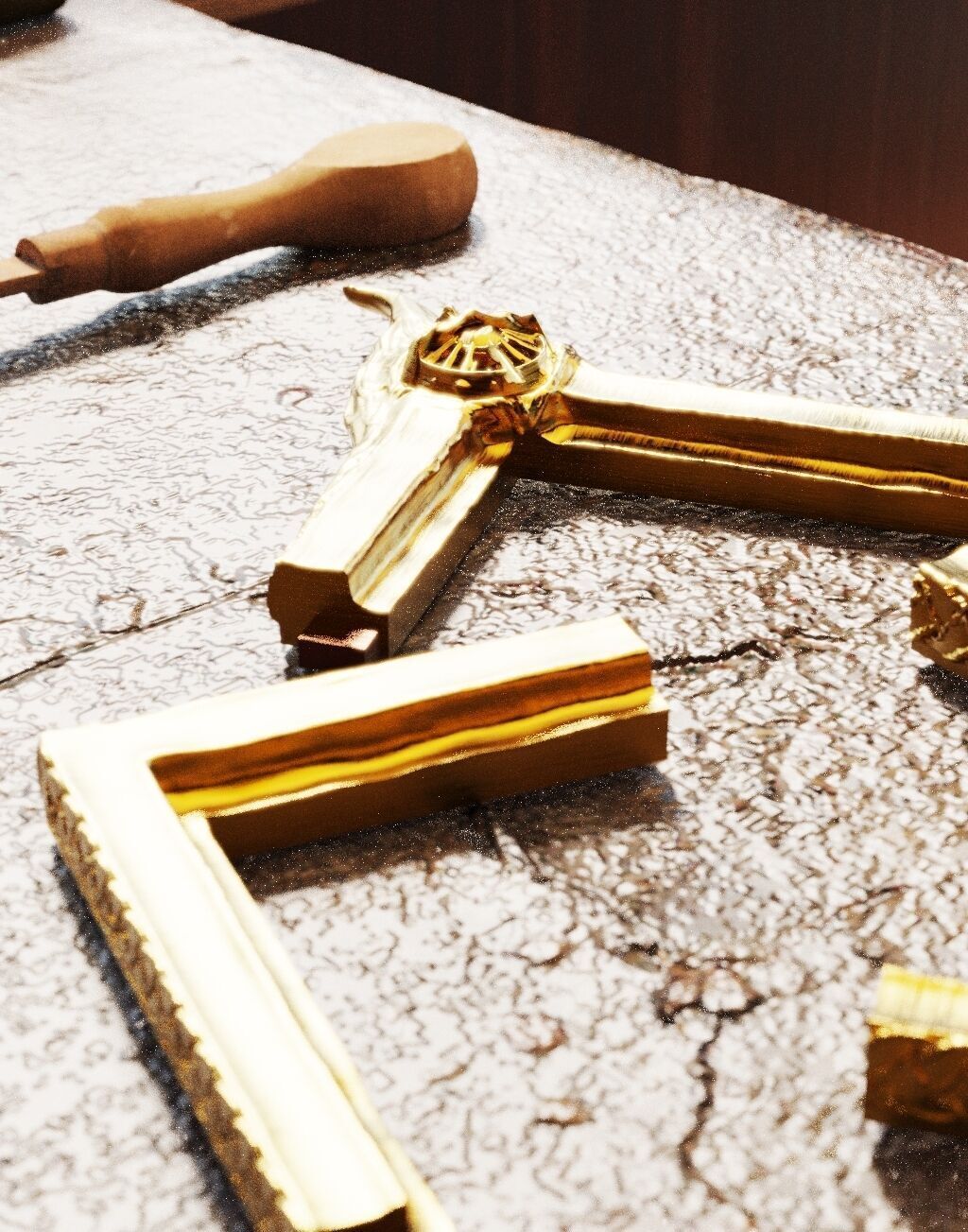 Cadre du Lucis 4 Pieces 3D print model_5