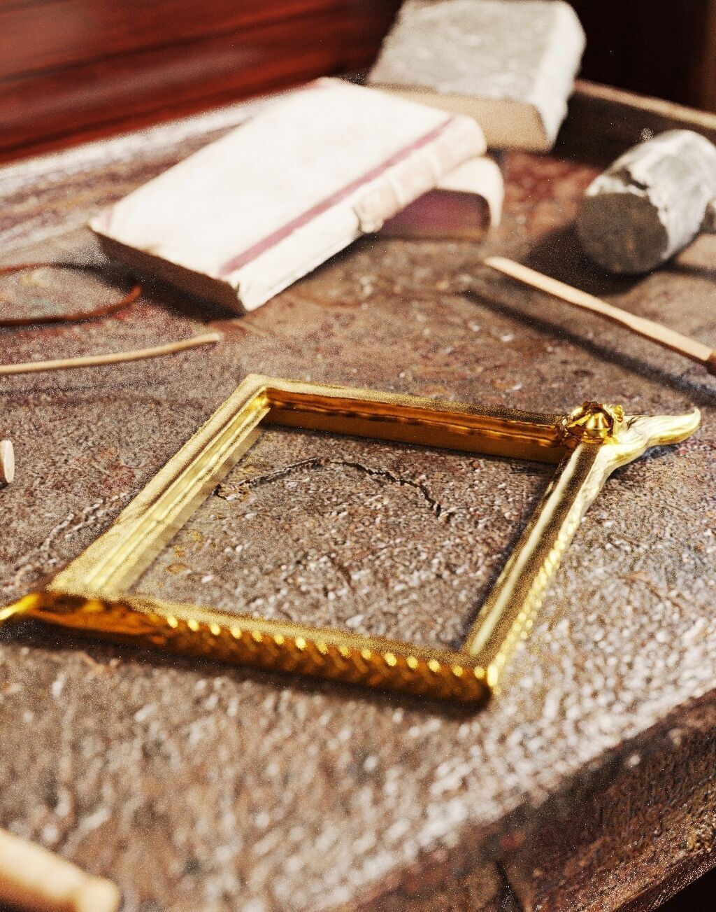 Cadre du Lucis 4 Pieces 3D print model_3