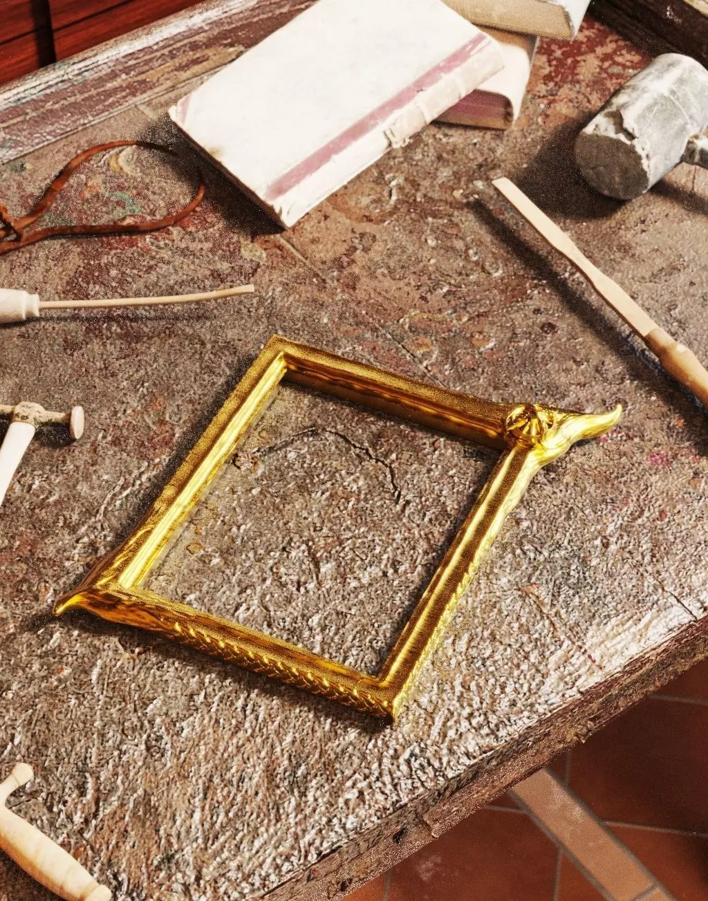 Cadre du Lucis 4 Pieces 3D print model_0