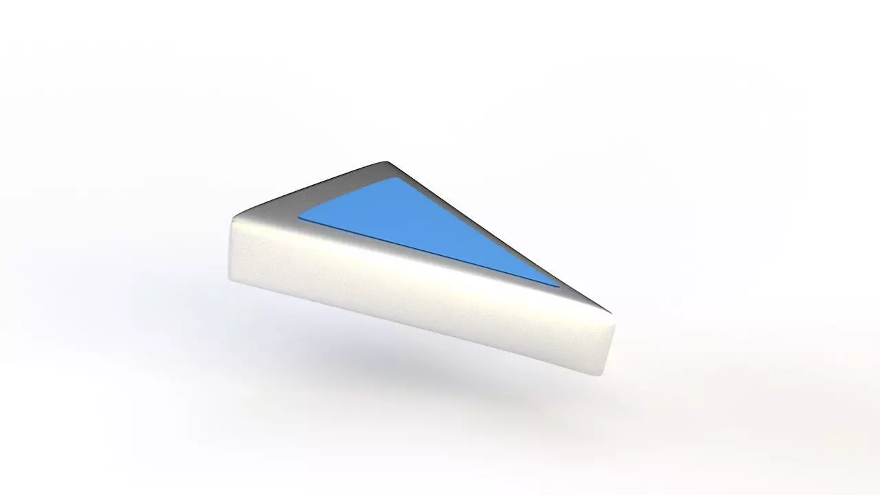 Cheese slice of pizza 3D model