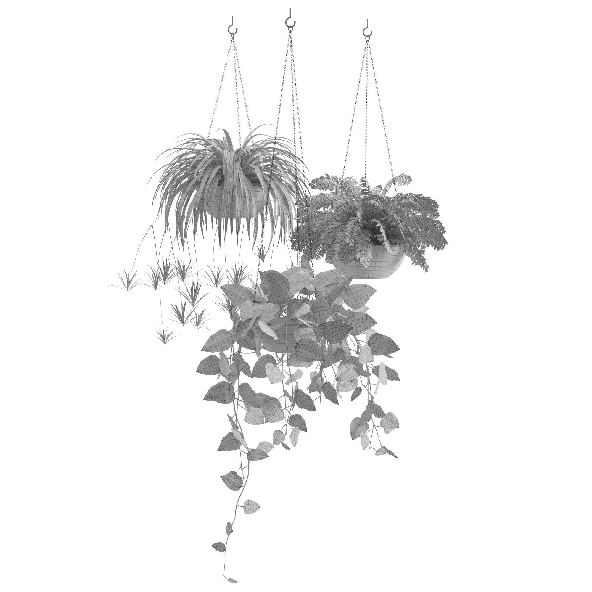 Houseplant 43 3D model_2