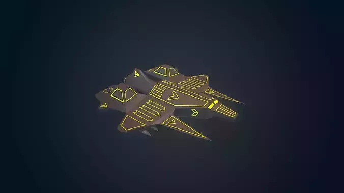 Sci-fi Military drone - 01