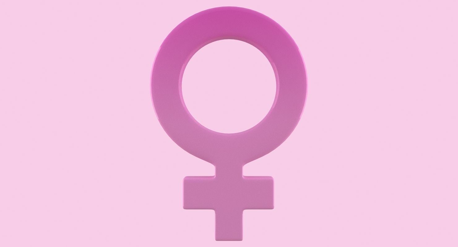 Gender Symbols Set 3D model_4