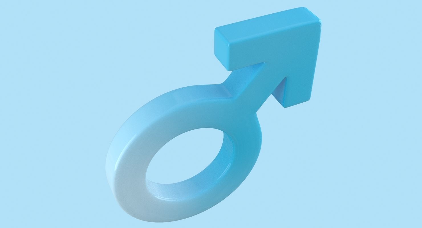 Gender Symbols Set 3D model_18