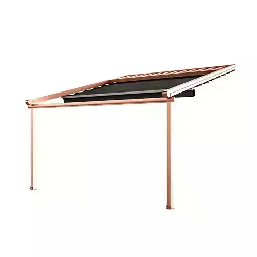Motorized Pergola 5 copper matte