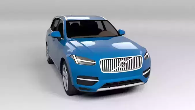 VOLVO XC90 Low-poly 3D model