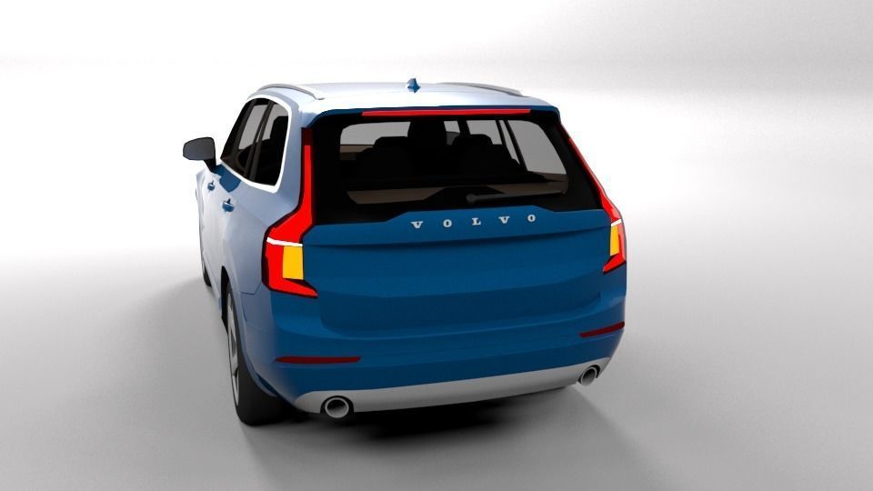 VOLVO XC90 Low-poly 3D model_2