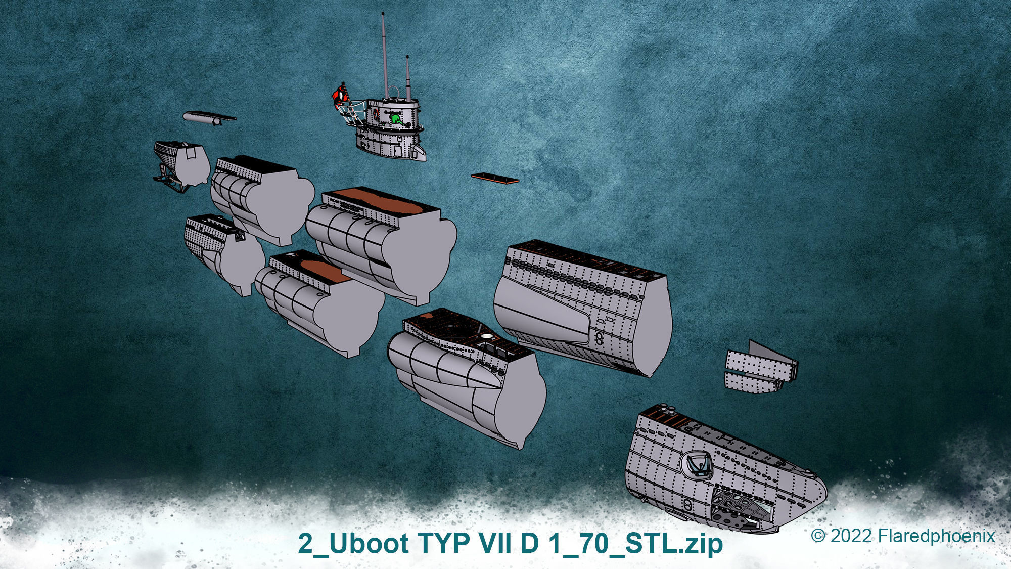 U-Boot TYP VIID 3D model_15