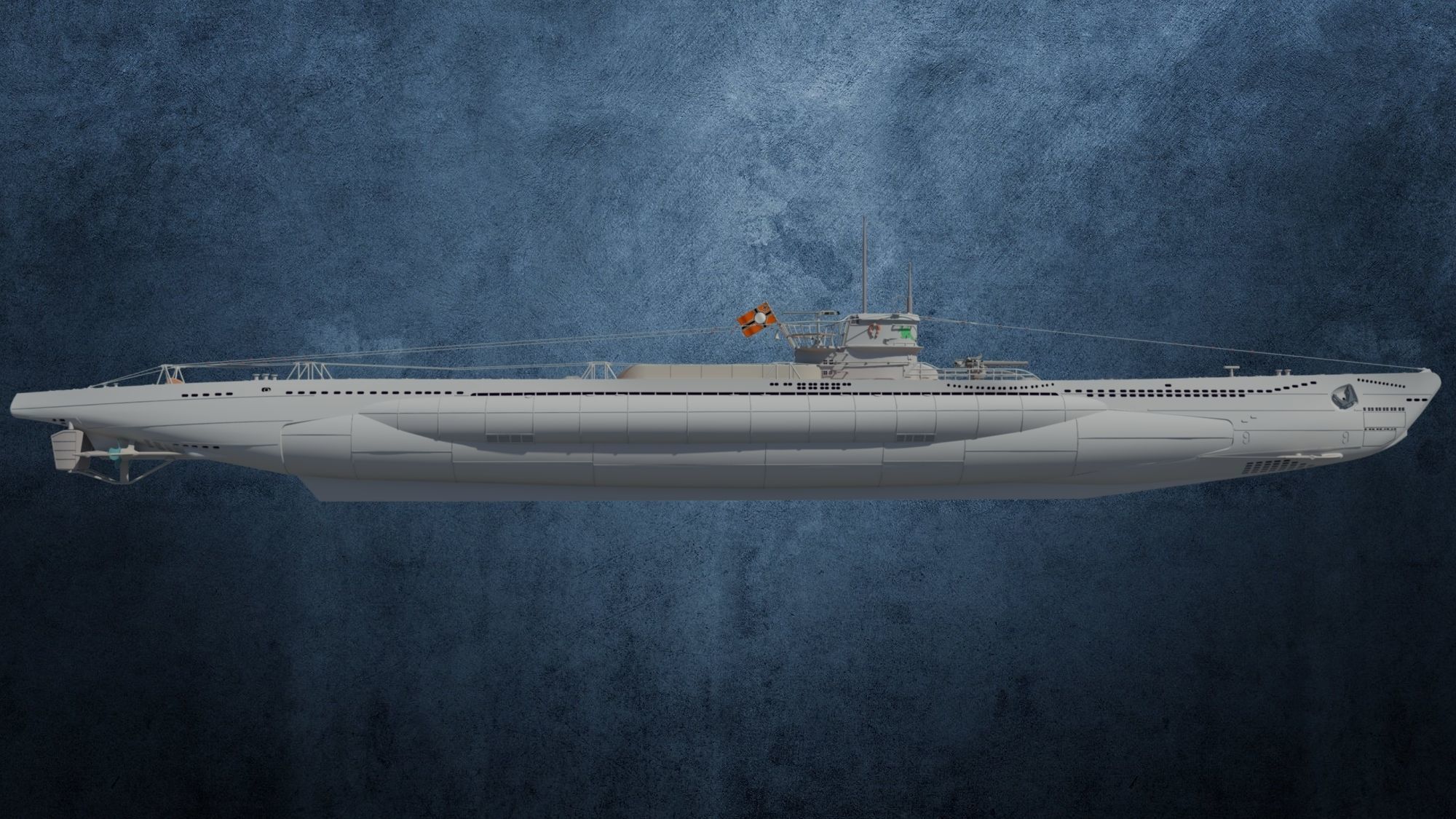 U-Boot TYP VIID 3D model_7