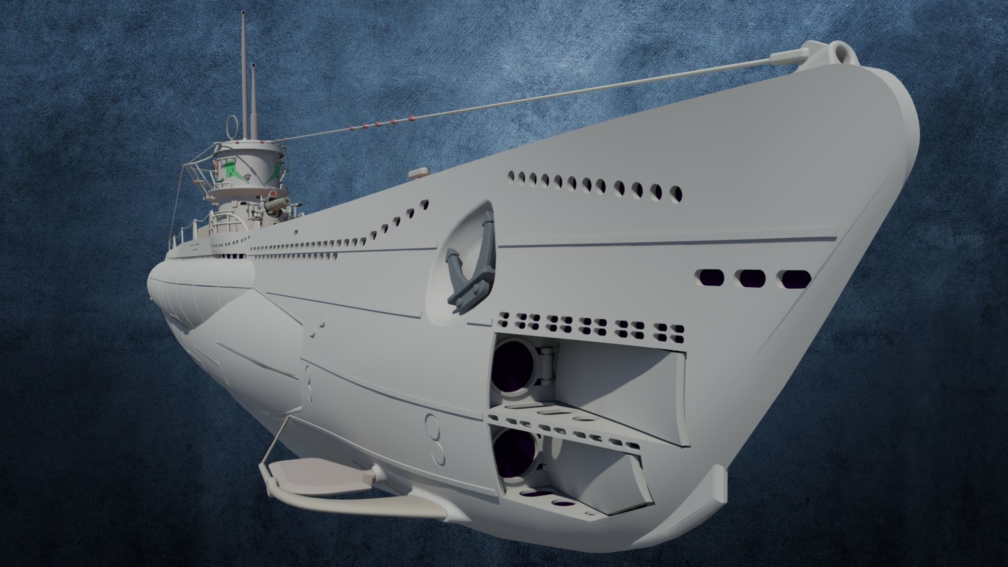 U-Boot TYP VIID 3D model_4