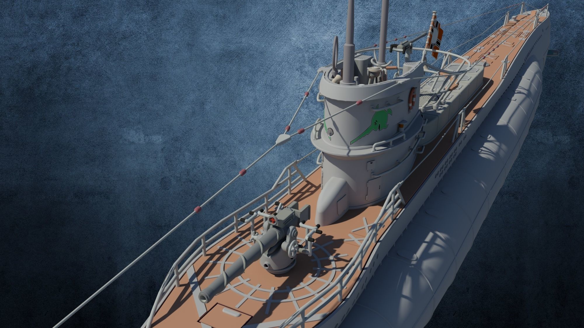 U-Boot TYP VIID 3D model_3