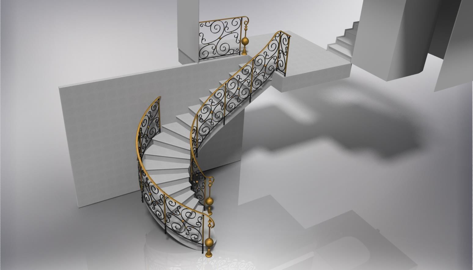 Stair 3D model