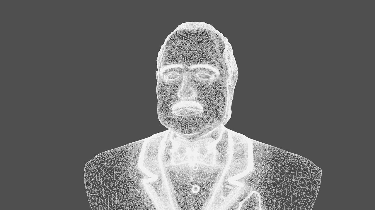 The Godfather Marlon Brando Vito Corleone 3D model_7