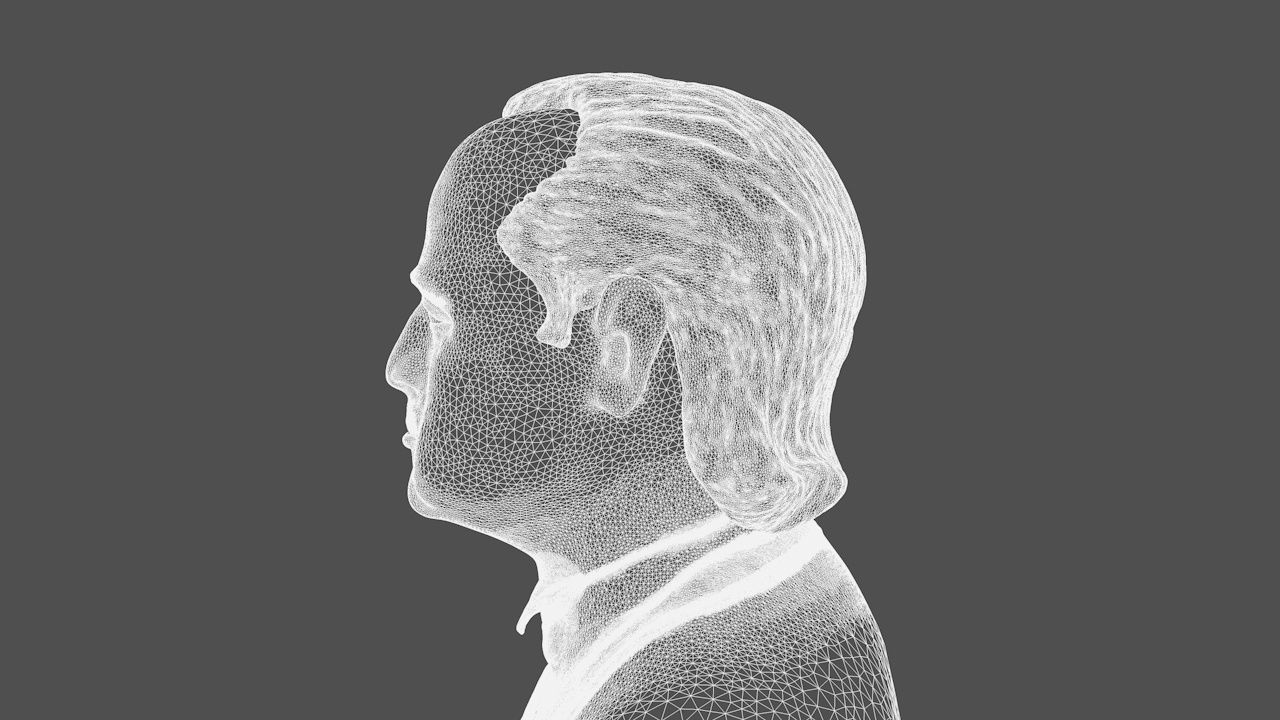 The Godfather Marlon Brando Vito Corleone 3D model_8