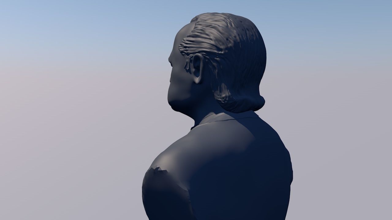 The Godfather Marlon Brando Vito Corleone 3D model_3
