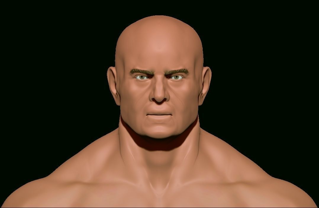 STRONG BODYBUILDER FIGHTER 3D Model Collection_17