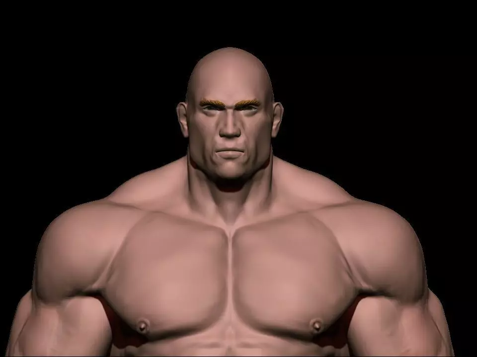 STRONG BODYBUILDER FIGHTER 3D Model Collection_0