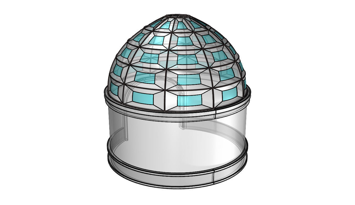 Dome Temple v1 3D model_26