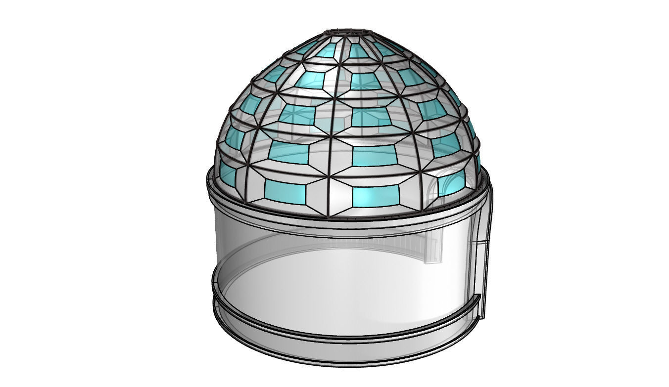 Dome Temple v1 3D model_25