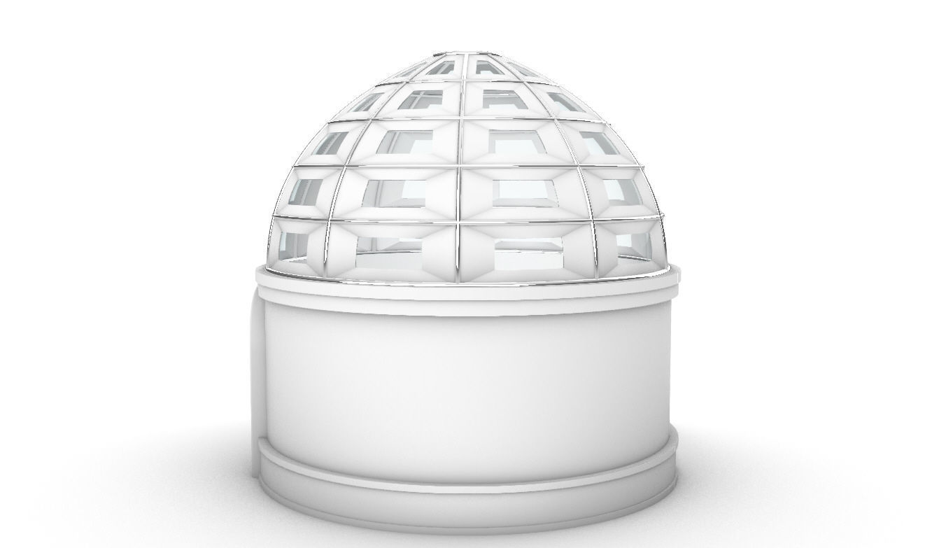 Dome Temple v1 3D model_8