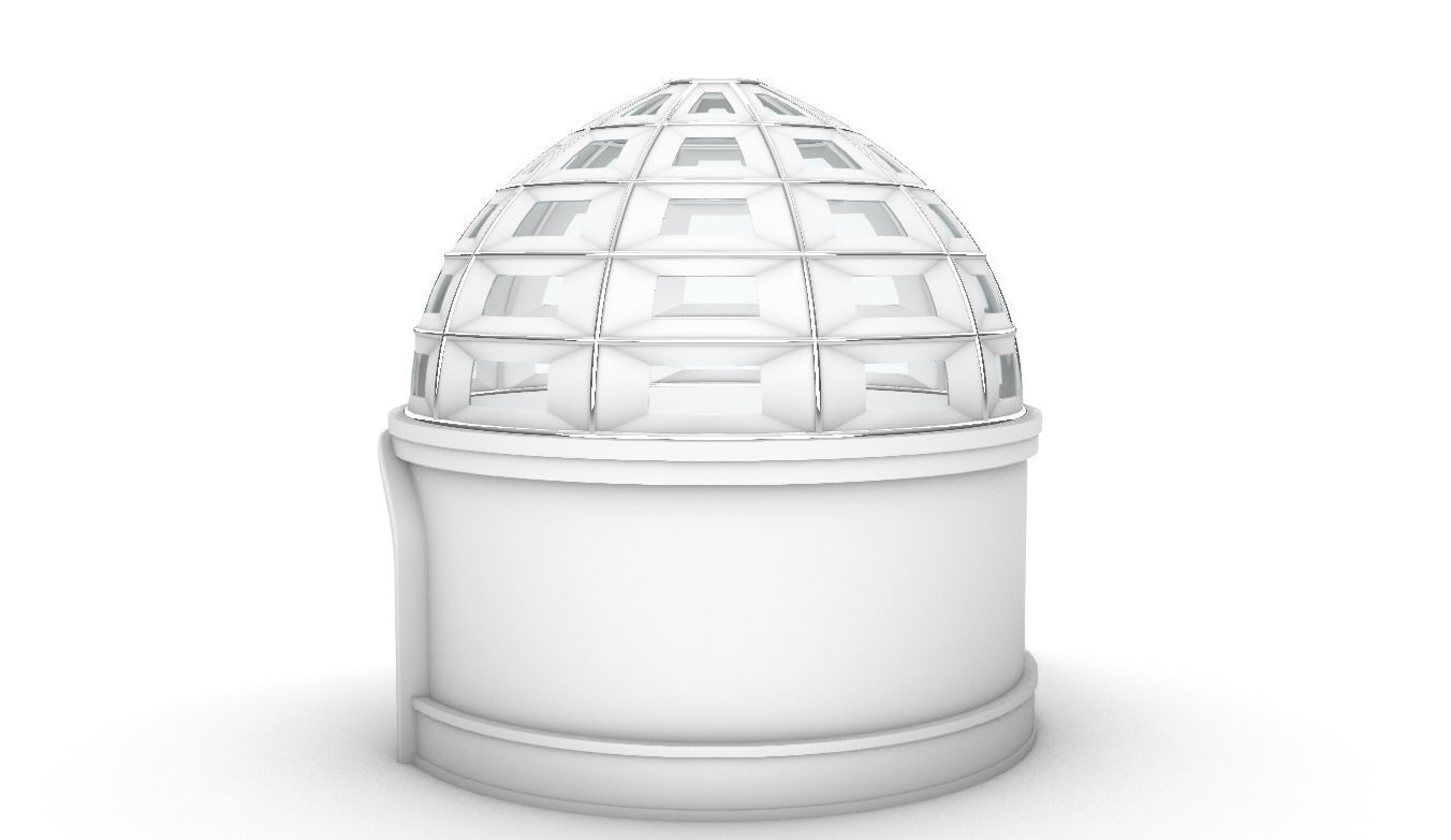 Dome Temple v1 3D model_3