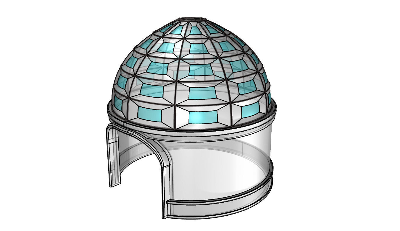 Dome Temple v1 3D model_22