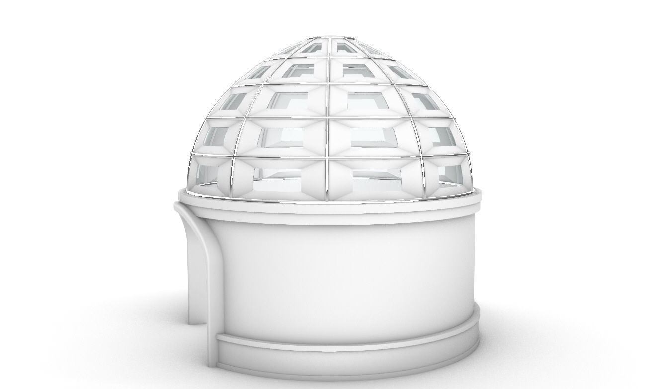Dome Temple v1 3D model_4
