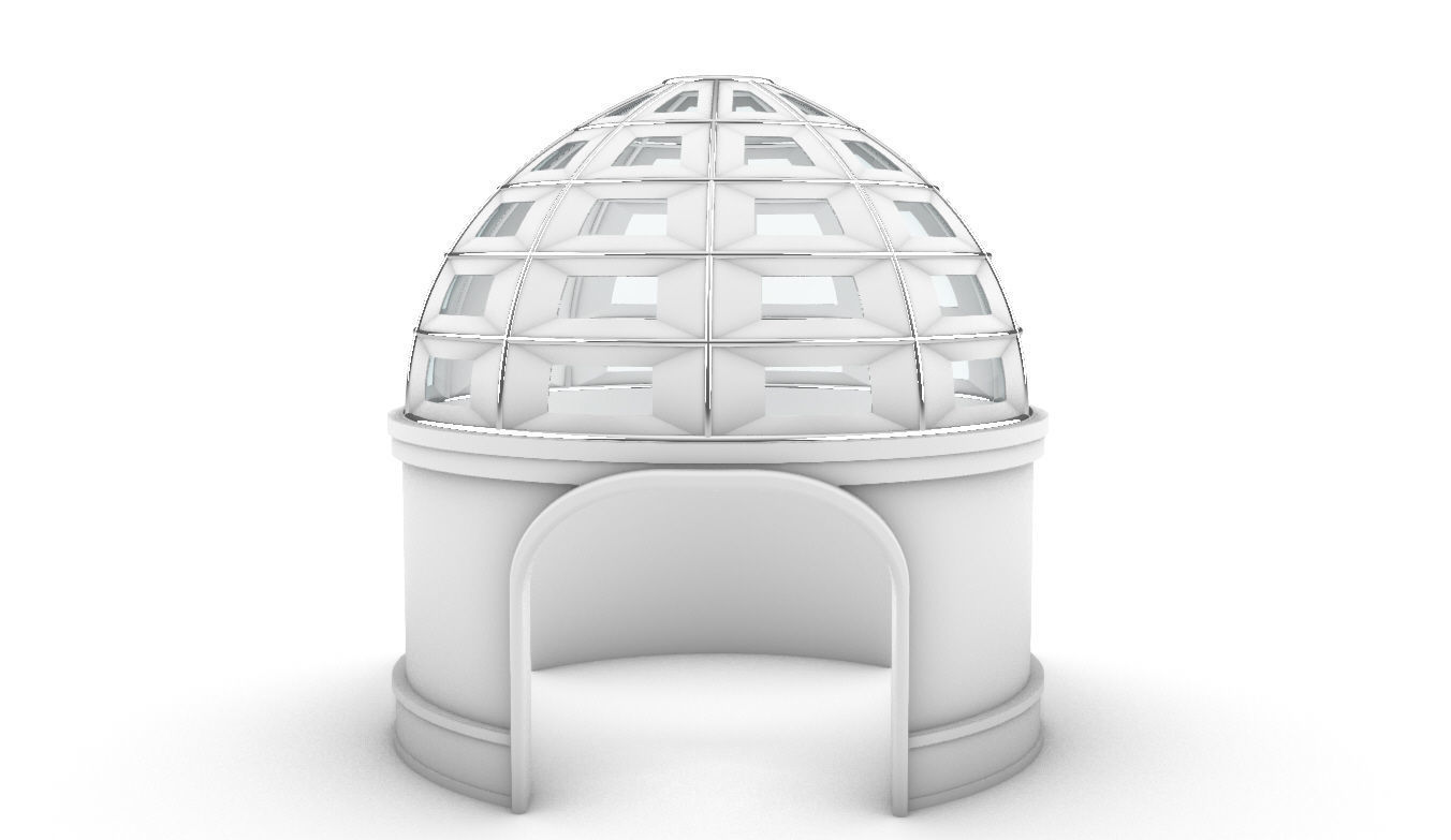 Dome Temple v1 3D model_2