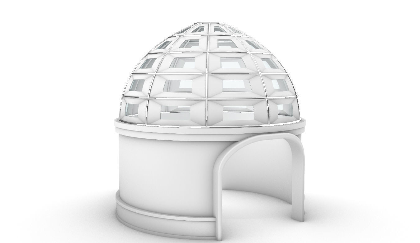 Dome Temple v1 3D model_19