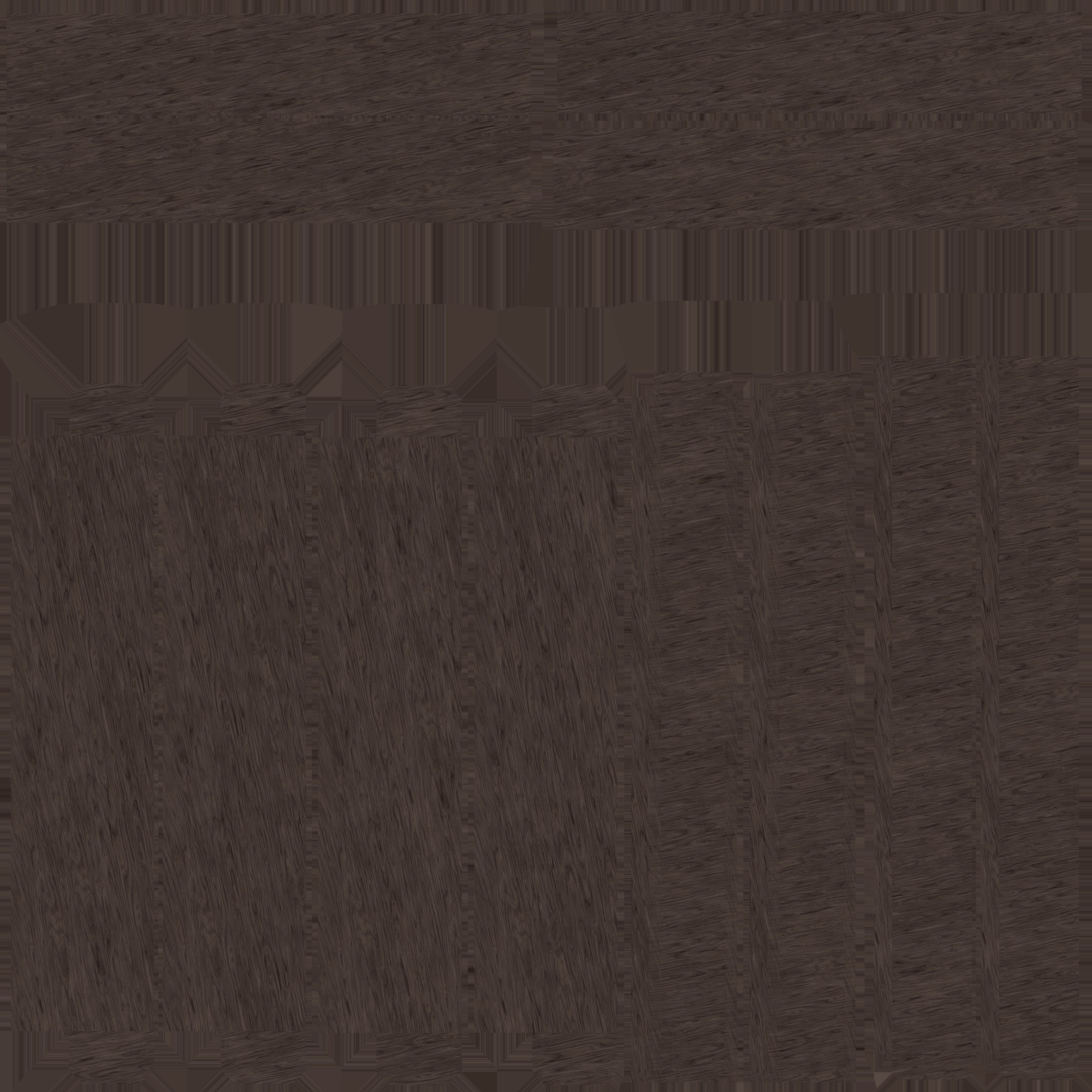 Low poly realistic Fence wooden in middle of field Low-poly 3D model_9